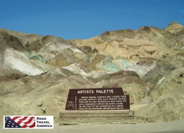 Artists Palette in California's Death Valley National Park